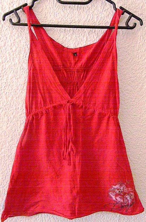 Red Roxy top - Size Small
