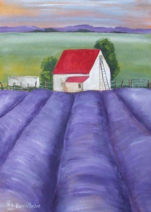 Acrylic by SA artist, Kareni Bester - 430mm x 300mm on canvas