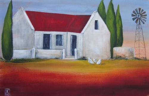 Acrylic by SA artist, Kareni Bester - 440mm x 290mm on canvas