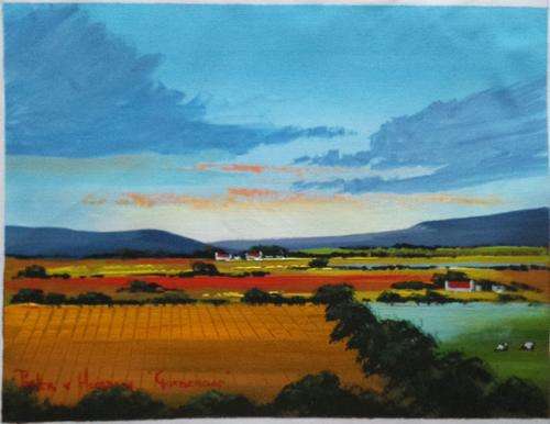 Goedehoop - Acrylic by SA artist, Pieter van Heerden - 300mm x 400mm