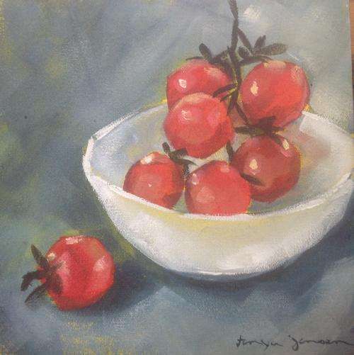 Oil by SA artist, Tanya Jansen - 250mm x 250mm