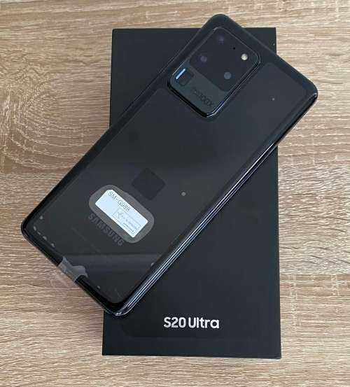 BLACK FRIDAY: SAMSUNG GALAXY S20 ULTRA 128GB DUAL SIM - BLACK - LIKE NEW  - 3 MONTHS WARRANTY