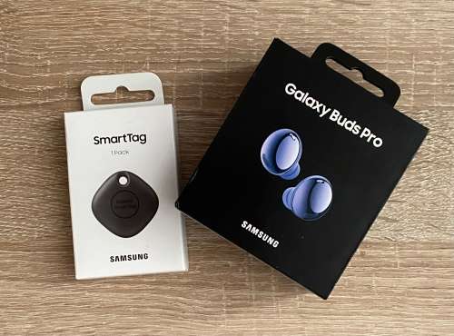 SAMSUNG GALAXY BUDS PRO and SMART TAG - VIOLET - SEALED
