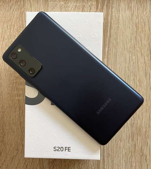 SAMSUNG GALAXY S20FE 128GB DUAL SIM - NAVY - LIKE NEW - 3 MONTHS WARRANTY