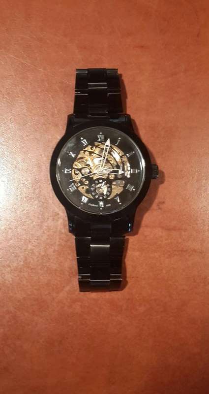 Black Titanium Mechanical Men's Watch