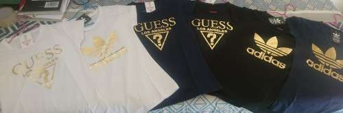 GUESS AND ADIDAS T-SHIRTS