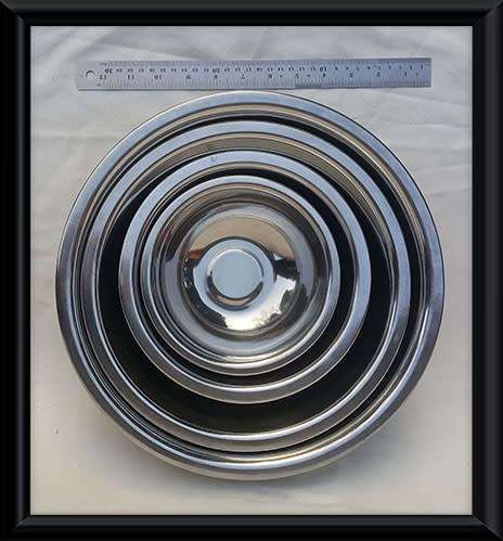Stainless steel mixing bowls