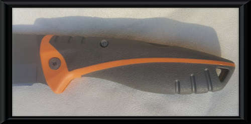 GERBER BEAR GRYLLS SURVIVAL FIXED BLADE KNIFE WITH GUT HOOK AND CANVAS POUCH - New