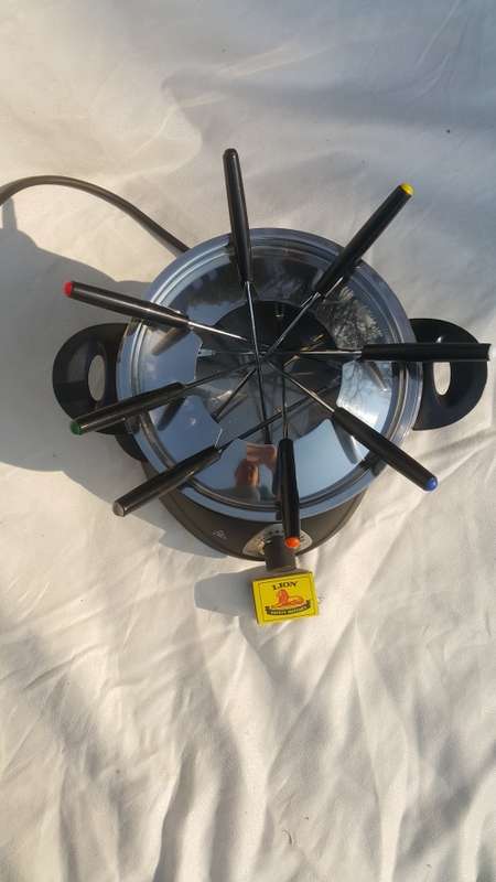Platinum Electric Fondue Set
