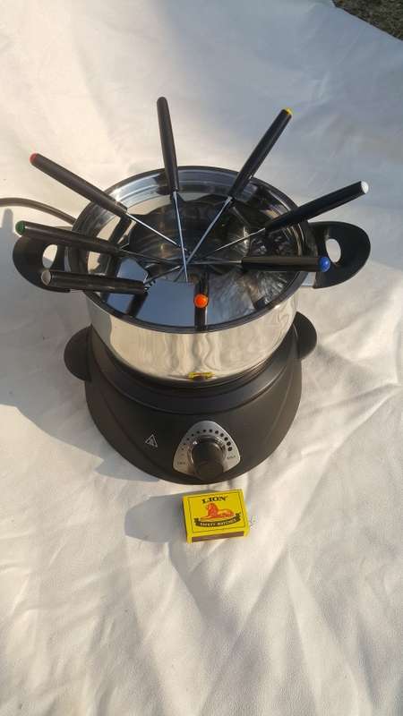 Platinum Electric Fondue Set