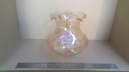 Antique glass lamp shade
