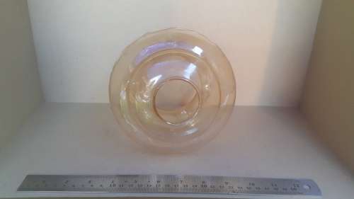 Antique glass lamp shade
