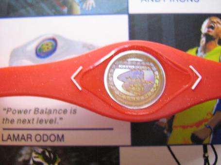 POWER BALANCE  20.5 CM LARGE RED @ CRAZY RI START