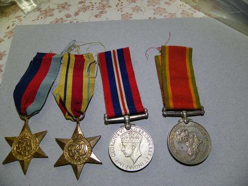 WW2 Group of four medals to 112368  W.G.Clark