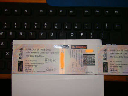 Rage Ticket NAG LAN 2009