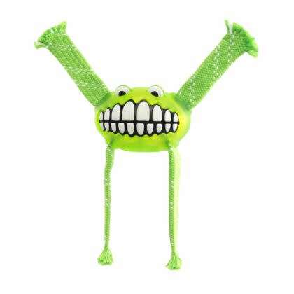 Rogz Flossy Grinz Oral Care Dog Toy -Lime Green ( Large )