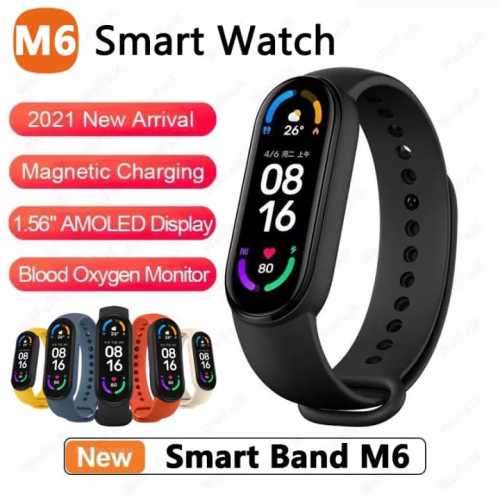 M6 Smart watch with built in Oximeter
