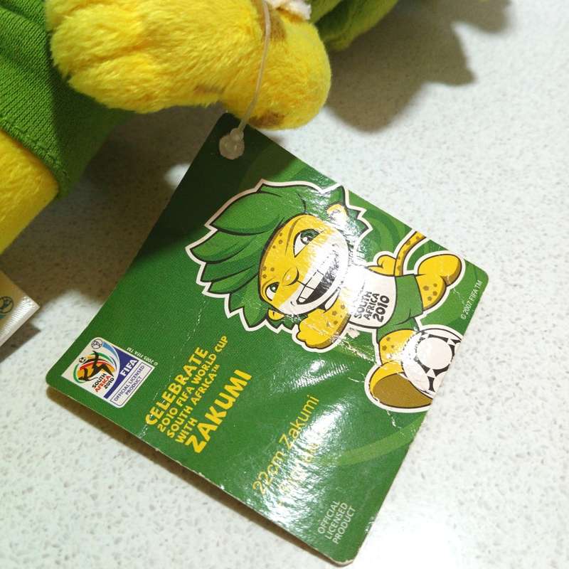 Zakumi, 2010 FIFA World Cup in South Africa mascot plush toy