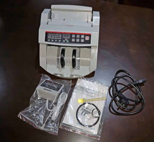Note Counter with UV and Magnetic Counterfeit Detection