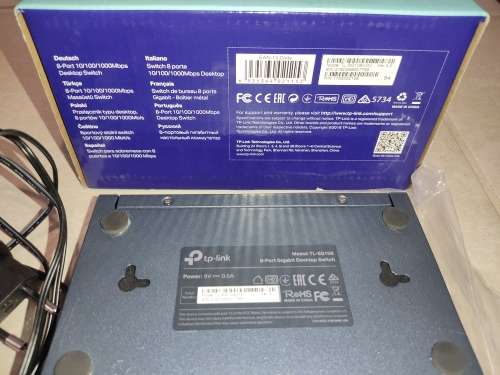 TP-Link 8-Port Gigabit Switch - TL-SG108(UN) Ver: 4.0