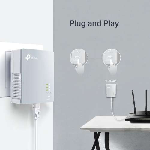 TP-Link - Powerline AV600 (TL-PA4010 KIT)