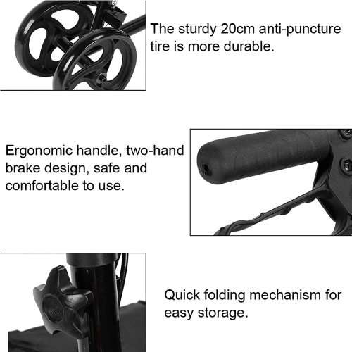 Mobility Knee Walker / Scooter - With Dual Brakes