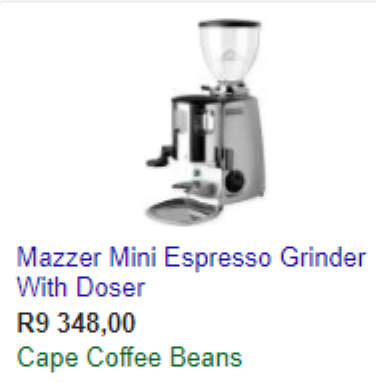 Grinder - Mazzer Mini Espresso with Doser