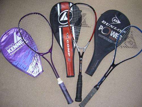 Squash Rackets, Pro Kennex, Dunlop Power