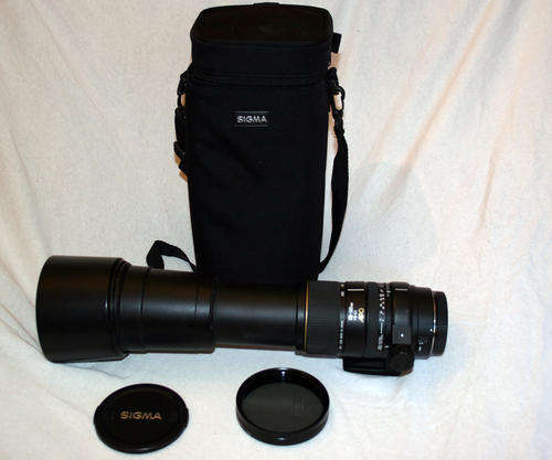 SIGMA 170 - 500mm APO Telephoto Lens (Canon Mount) plus 86mm CPL filter