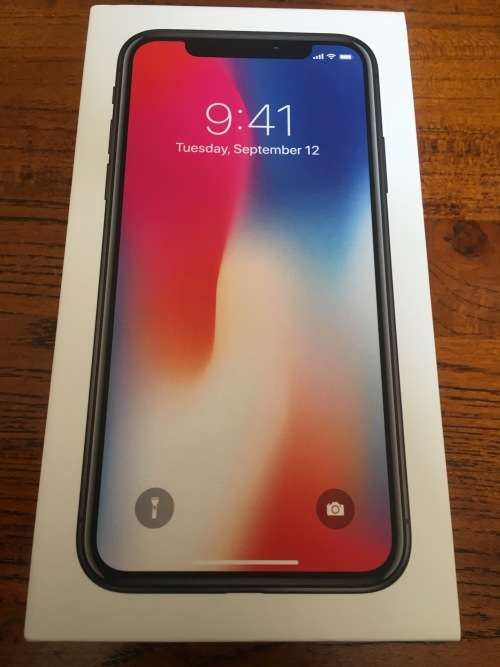 Apple iPhone X (256GB), new in box (space gray)