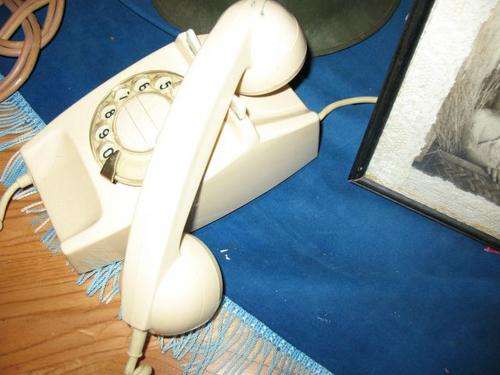 old white phone