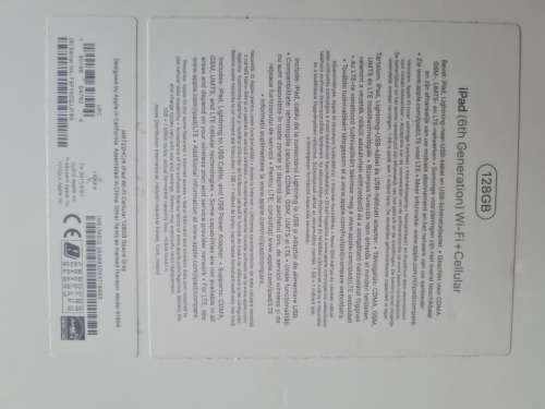 iPad 6th Generation 128GB