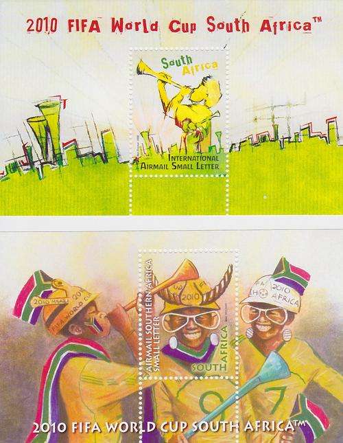 Fifa World Cup 2010  -  2x Mini Sheets