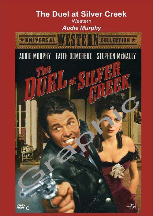 THE DUEL AT SILVER CREEK - Western - Audie Murphy (DVD Classic Movie)