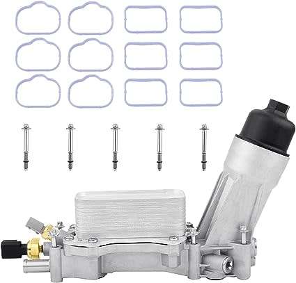Aluminum Engine Oil Cooler for 2011-2016 Chrysler 200,300,Dodge Charger,Cherokee,Wrangler,Promaster