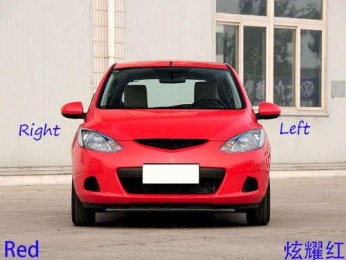 Car Side Mirror Cover for Mazda 2 Demio 2007~2014 Outer Wing Mirror Shell Cap