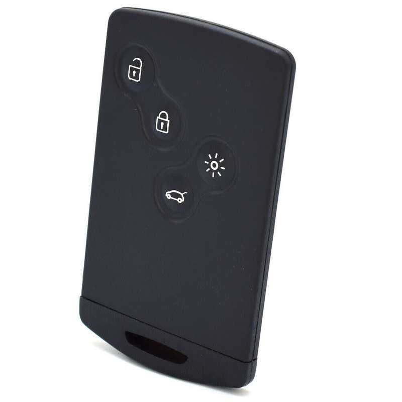 Car Remote Key Fob Case Shell Card Cover For Renault Megane Clio Duster 4 Button