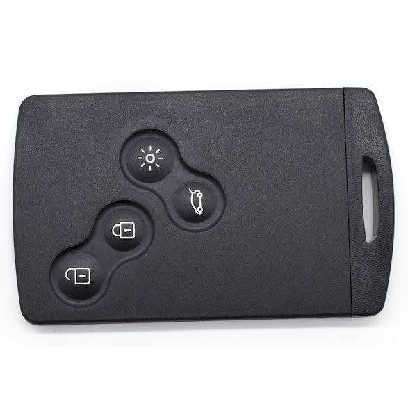 Car Remote Key Fob Case Shell Card Cover For Renault Megane Clio Duster 4 Button