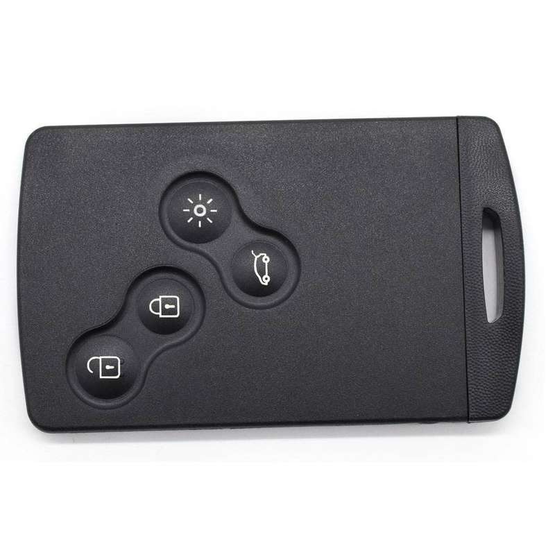 Car Remote Key Fob Case Shell Card Cover For Renault Megane Clio Duster 4 Button
