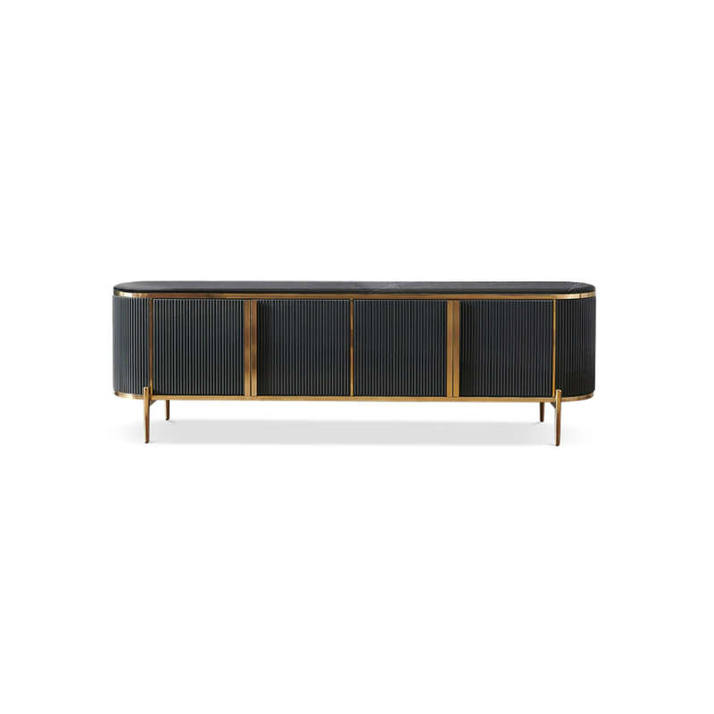 KC FURN-Venezia Tv Stand   (Grey )