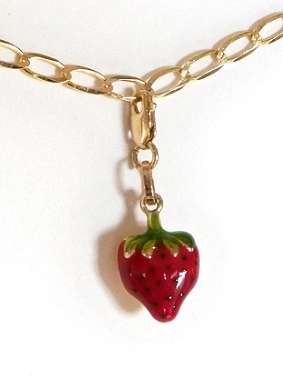 9k / 9ct gold clasp, 9mm: Attach, a pendant/charm on to different chains/bracelets. Ready for you