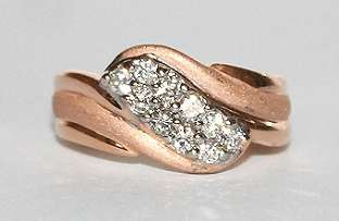 Designer Diamond RING: 0.50cttw, 19.2k / 19.2ct rose gold. Ready for you. Last one!