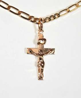9ct gold classic CRUCIFIX. Ready for you. Last one!