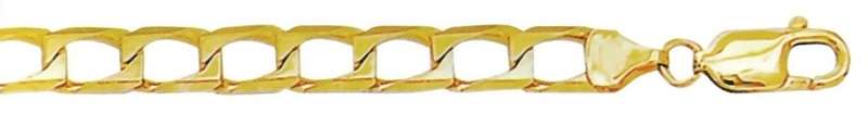 9ct gold Supreme Curb CHAIN: 4mm wide, 45cm. Discontinued. GET IT WHILE YOU CAN!