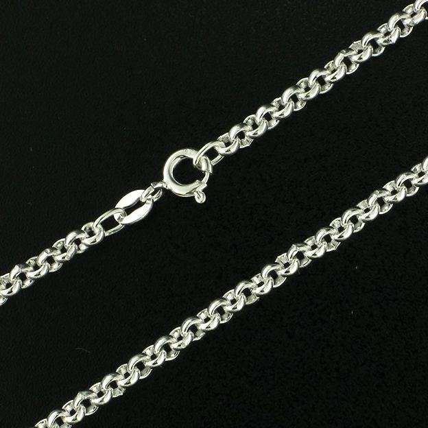 Sterling silver Rolo / Belcher CHAIN: 3mm wide, 55cm. AVAILABLE. Get 1 while you can!