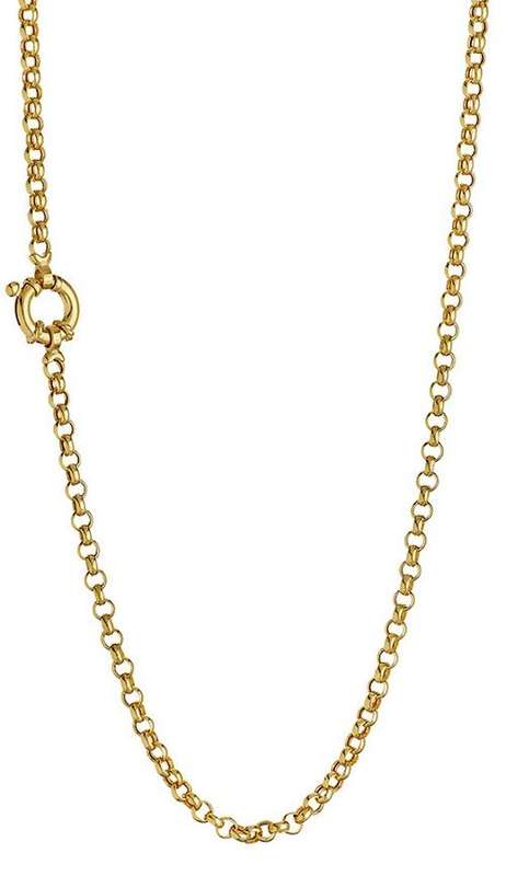 9k / 9ct gold Rolo / Belcher Signoretti CHAIN: 3.5mm wide, 45cm