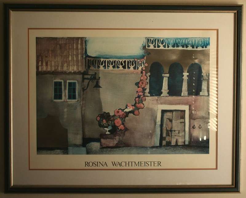LARGE Rosina Wachtmeister framed print, behind glass