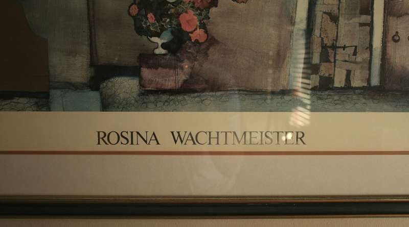 LARGE Rosina Wachtmeister framed print, behind glass