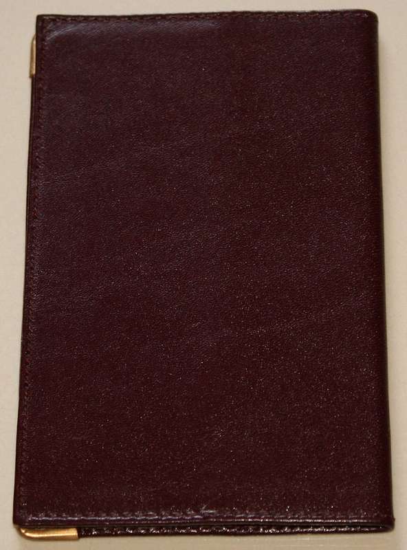 Genuine Cartier leather hold all / cheque book / document holder / whatnot