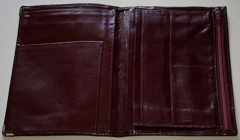 Genuine Cartier leather document holder